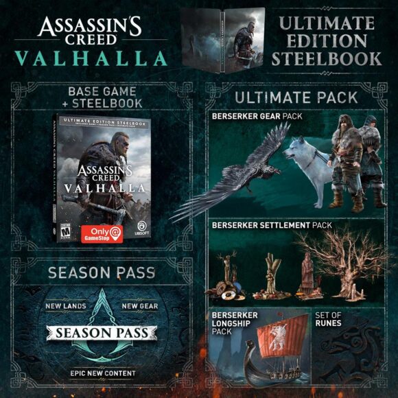 Assassin’s Creed Valhalla Ultimate Steelbook Edition – Xbox One GameShop Exclusive Price in Dubai, UAE - Image 4